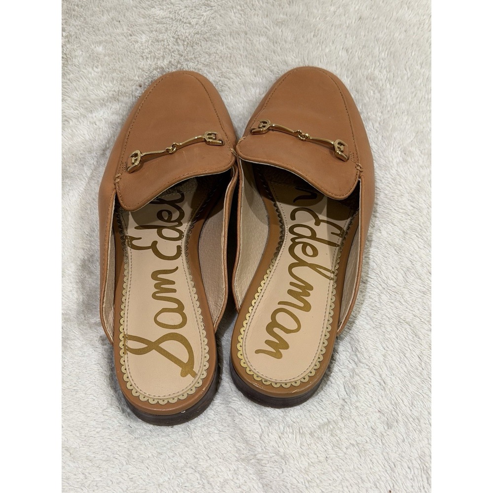 Sam Edelman Linnie Bit Mules, Women's Size 6.5, Saddle Leather Slip On - Picture 3 of 5
